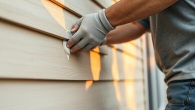 repairing siding cracks